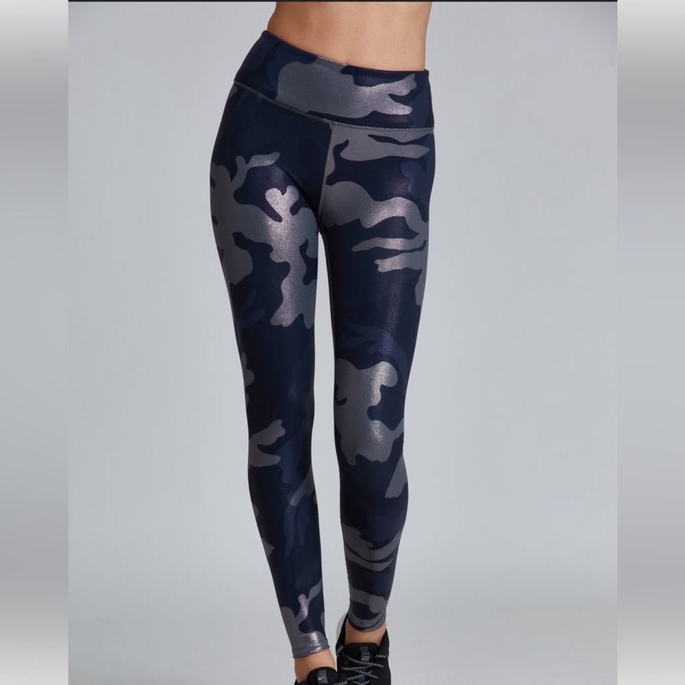 Noli Guerra Metallic Blue Camo Legging (S)